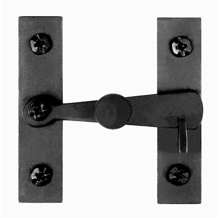 Acorn Mfg Acorn Matte Black Forged Iron Cabinet Latch ALJBR